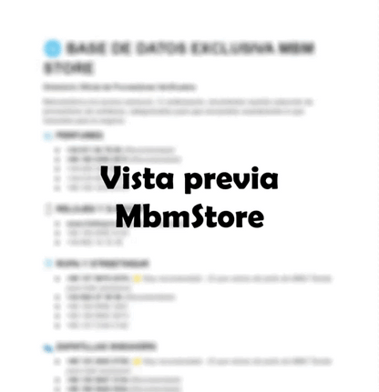 PACK TODOS LOS PROVEEDORES + GUIA